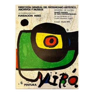 Joan Miró Museo Espanol De Arte Contemporaneo, 1978 For Sale