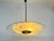 Mid-Century Modern Italian Brass and Glass Pendant Lamp, 1950s For Sale - Image 12 of 13