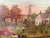 Late 19th Century American School, 19th Century Farm Scene W/Halladay Standard Windmill Oil on Canvas Circa 1870 Windmill Inscribed Halladay Standard / Batavia,ILLS For Sale - Image 5 of 10