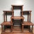 Chinese Vintage Chinese Huali Rosewood "Staggered" Tabletop Display Stand (Curio Shelf) For Sale - Image 3 of 9