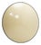 Postmodern Glassfibre Moon Wall Lamp with Metal Edge, Switzerland, 1990s For Sale