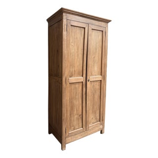 Parisian Wardrobe with Hanging Space, 1940s For Sale
