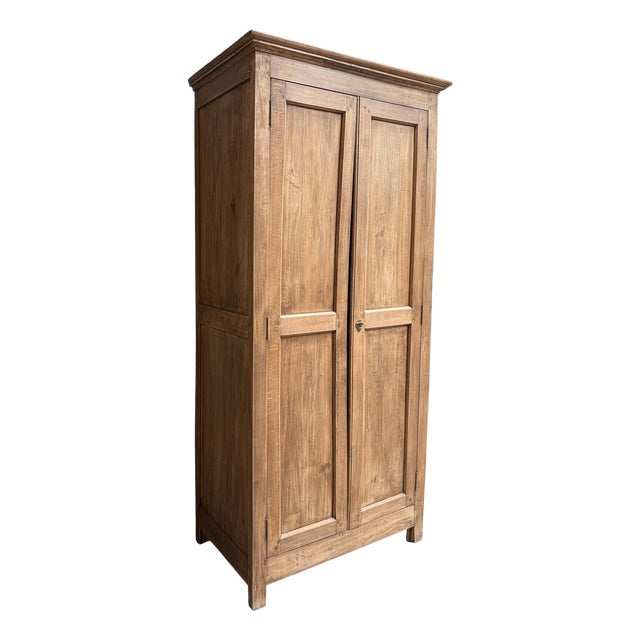 Parisian Wardrobe with Hanging Space, 1940s For Sale