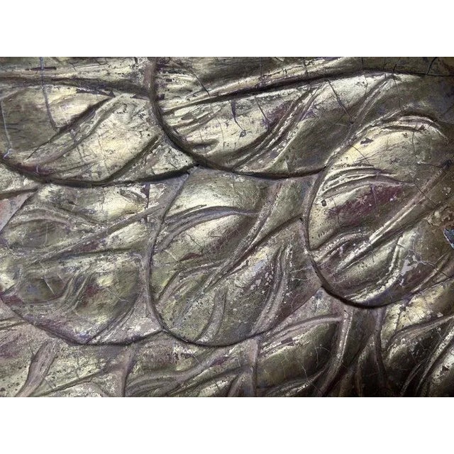 19th Century Italian Baroque Giltwood Wings on Iron Bases For Sale - Image 9 of 11