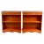 Light Burr & Burl Walnut Library Bookcases with Adjustable Shelves, Set of 2 For Sale - Image 12 of 12