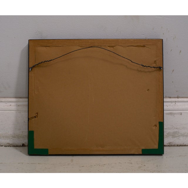 Sculpture Materials Fairmount Garden Philadelphia Vintage Framed Engraving For Sale - Image 7 of 7