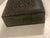 Wood Vintage Olive Green Tramp Art Box For Sale - Image 7 of 12