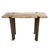 Petrified Wood & Bronze Console Table For Sale In Los Angeles - Image 6 of 12