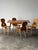 Mid-Century Modern Swiss Alpine Stabelle Oak Dining Set, Mid-Century — Set of 5 For Sale - Image 3 of 18