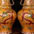 Metal Pair of Chinese Cloisonné Vases | Dragon & Phoenix Motif With Elephant Handles For Sale - Image 7 of 8