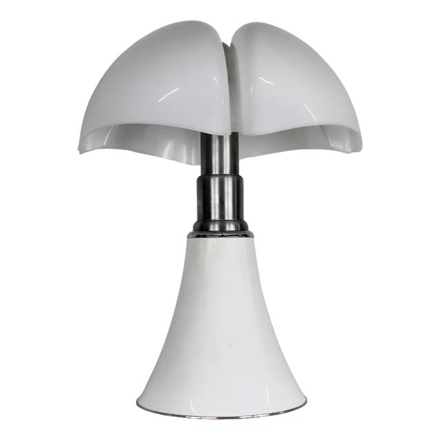 White Pipistrello Table or Floor Lamp by Gae Aulenti for Martinelli Luce, 1965 For Sale