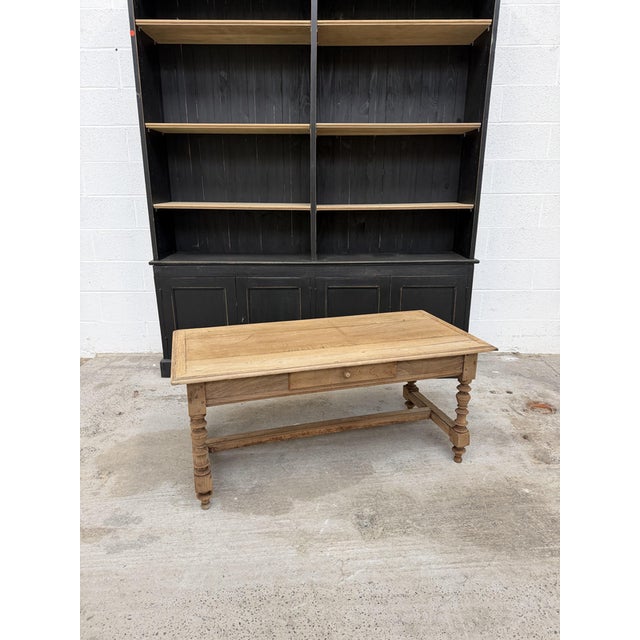 Wood Late 19th Century Oak Coffee Table For Sale - Image 7 of 7