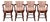 Set of 4 Swaim Griswold Transitional Swivel Bar Stools in Cowtan & Tout Fabric For Sale
