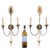 Neoclassical Pair of French Neoclassical Arrow Sconces, in the Manner of Jansen, C. 1940. For Sale - Image 3 of 4