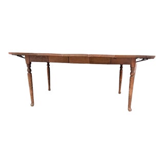 Early Baumritter Ethan Allen Walnut Drop Leaf Dining Table - Made in Vermont 1940s or 1950s For Sale