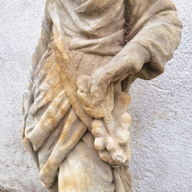 Figurative Sculpture, 17th Century, Stone For Sale - Image 4 of 17