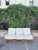 High Quality Vintage Rattan Bamboo Sofa with Original Upholstered Cushions. Unknown Maker. In style of John Wisner for...