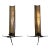 Pair of Mid-Century Brass Candle Sconces For Sale