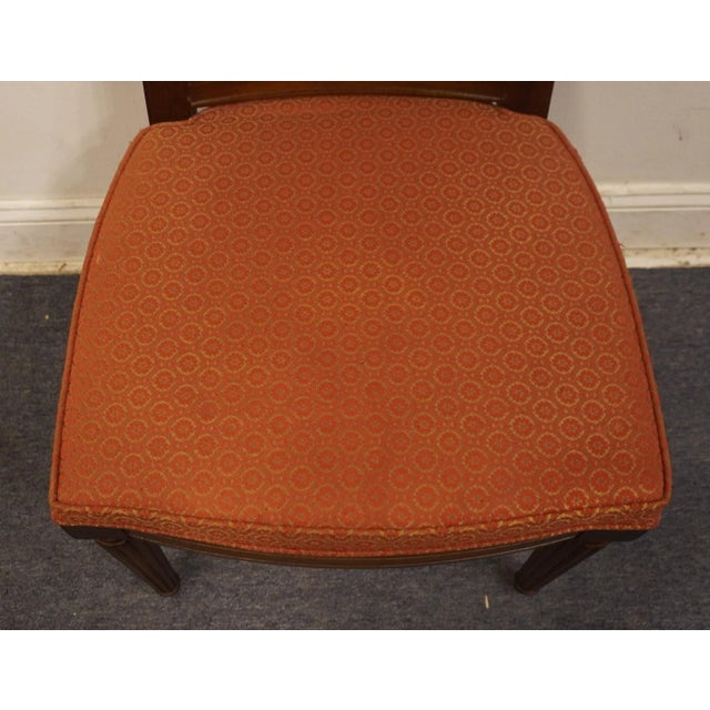 Brown Drexel Heritage Italian Mediterranean Cane Back Dining Side Chair 468-7315 For Sale - Image 8 of 11