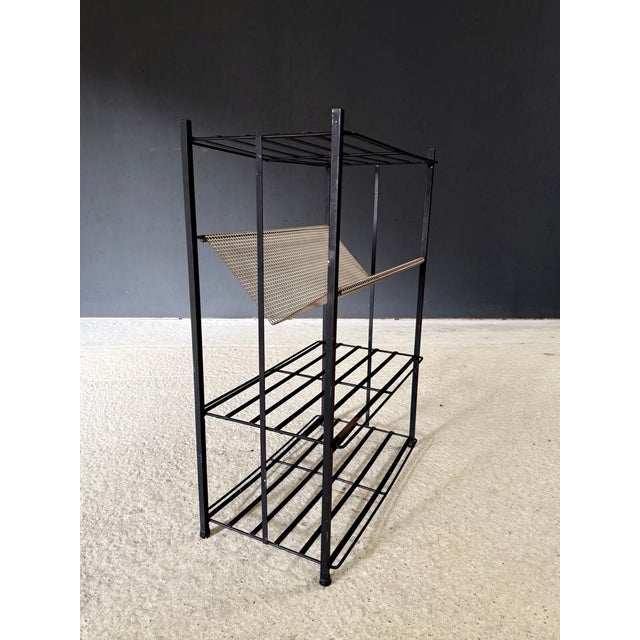 Mid-Century Modern Mid-Century Industrial Newspaper Rack from Pilastro, Netherlands, 1950s For Sale - Image 3 of 13