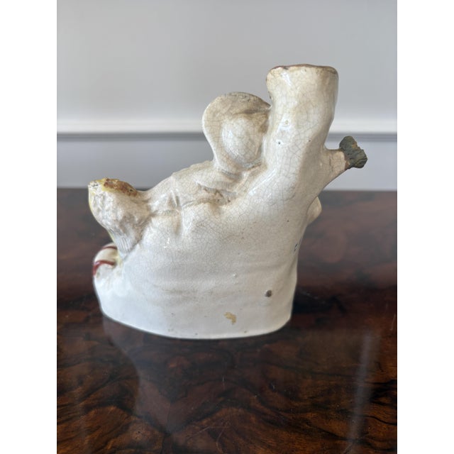 Mid 19th Century Antique Victorian Staffordshire Flatback Figure, 1860 For Sale - Image 5 of 9