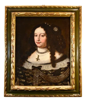 Jan Van Gelder, Portrait of Duchess Vittoria Farnese d'Este, 1670, Oil on Canvas, Framed