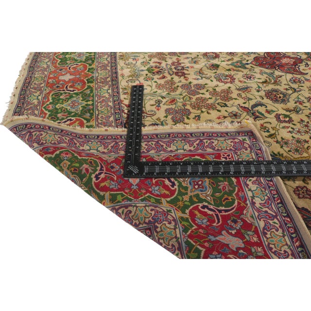 Late 20th Century Late 20th Century Vintage Persian Tabriz Rug, 06'06 X 10'05 For Sale - Image 5 of 9
