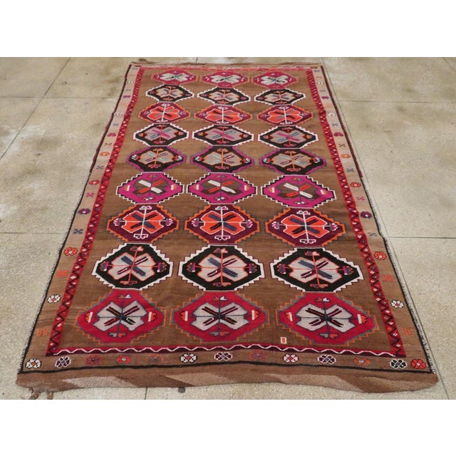 Galerie Shabab Collection Mid-20th Century Turkish Anatolian Room Size Carpet For Sale - Image 4 of 10