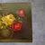 Vintage Floral Oil Painting Original Signed Rose Still Life Small Canvas 1960s For Sale - Image 4 of 6