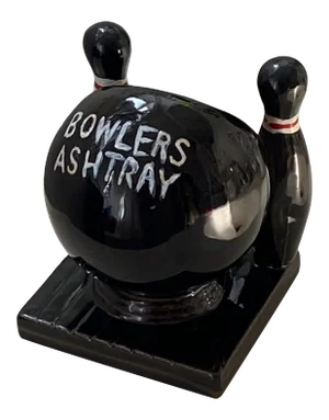 1950s Bowlers Ceramic Ashtray