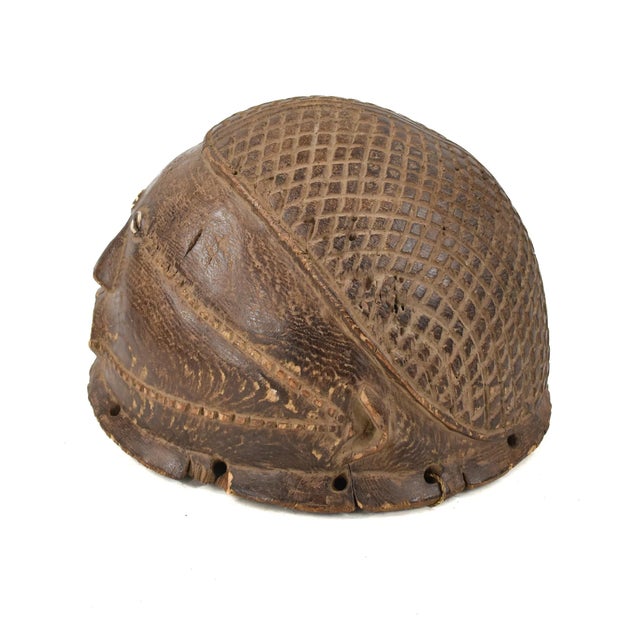 Early 20th Century Early 20th Century Tabwa Helmet Mask For Sale - Image 5 of 6