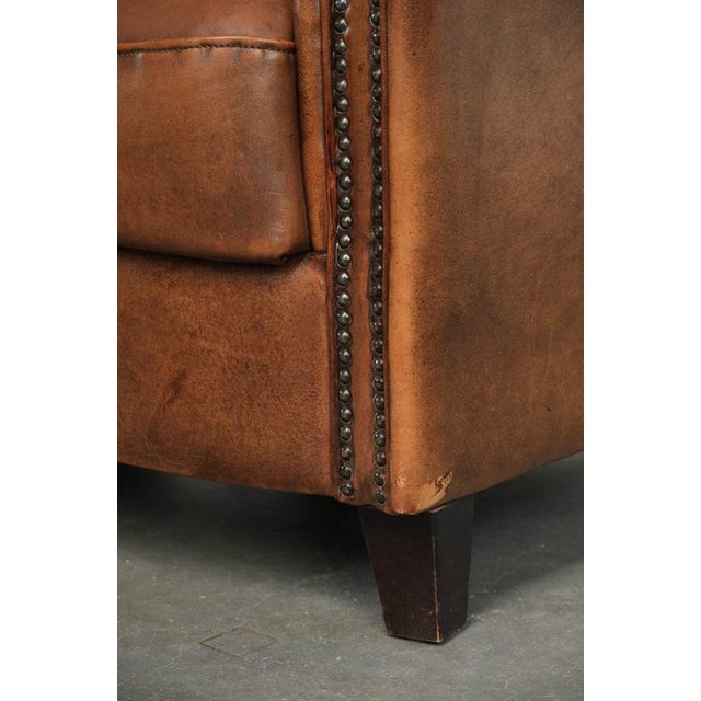 English Sheepskin Club Armchairs, Set of 2 For Sale - Image 13 of 16