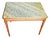 Mid 20th Century Albert Goumain Paris Louis XVI Marble Top Writing Table With Gilt Bronze Gallery For Sale
