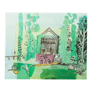 1970 After Raoul Dufy "Oarsmen on the Marne", Full-Color Parisian Print