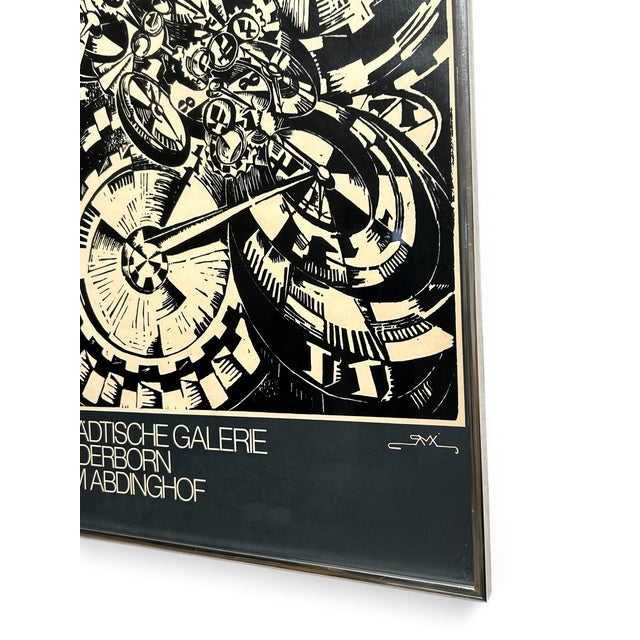 Mid-Century Modern Rare 1978 Ella Bergmann-Michel & Robert Michel Städtische Galerie Paderborn Exhibition Print For Sale - Image 3 of 7