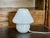 White Opaline Mushroom Lamp, 1970s For Sale - Image 7 of 7