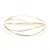Elsa Peretti & Tiffany & Co. Tiffany & Co Elsa Peretti Wave 3 Row Bangle Bracelet, 18k Yellow Gold, 7.5 Inch For Sale - Image 4 of 7