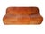 1970s Vintage 3-Seater Sofa and Armchair in Orange Velvet, 1970s, Set of 2 For Sale - Image 5 of 11