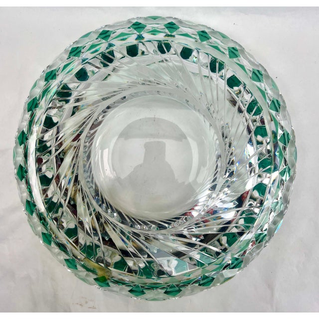 Crystal Centerpiece from Val Saint Lambert, 1950 For Sale - Image 4 of 14