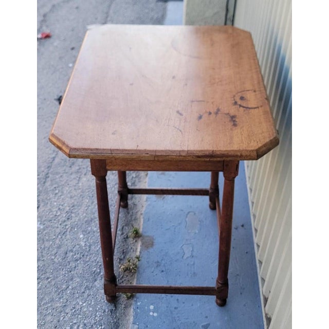 Wood 18Thc Tavern Table W/ Drawer For Sale - Image 7 of 8