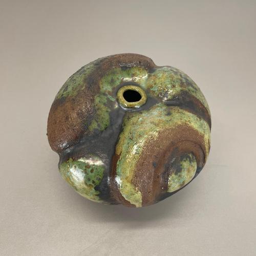 1970s Abstract Fruit Ceramic Studio Pottery Vase from Gerhard Liebenthron, 1977 For Sale - Image 5 of 18