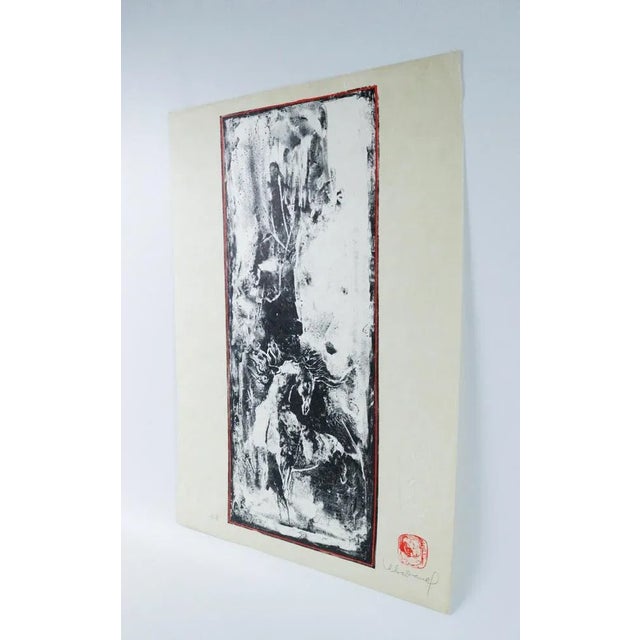 Modern Dang Lebadang, Le Cheval, 20th Century, Color Etching For Sale - Image 3 of 9