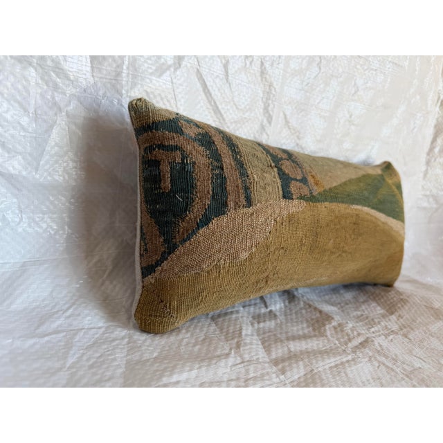 17th Century 17th Century Brussels Flemish Tapestry Pillow For Sale - Image 5 of 7