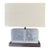 Hand Carved Rock Crystal Table Lamp For Sale