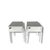 These metal bedside tables offer the perfect blend of style and function for any modern bedroom. Designed as a pair, these...