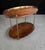 Wood English Two-Tier Occasional Table in Mahogany and Brass For Sale - Image 7 of 8
