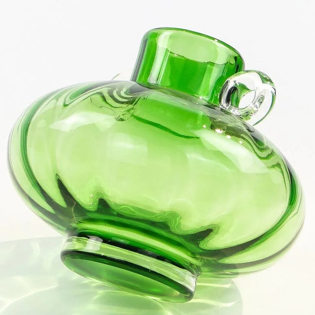 Glass Postmodern Vase from HSG Tarnowiec, Poland, 1970s For Sale - Image 7 of 11