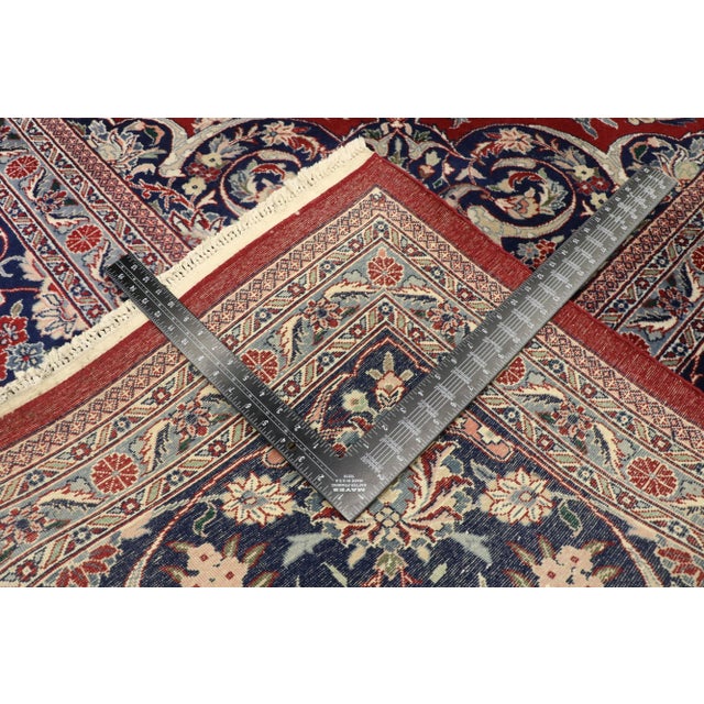 Late 20th Century Vintage Persian Tabriz Rug - 11'11 x 17'11 For Sale - Image 5 of 9