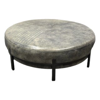 Lily Jack Bespoke Leather Coffe Table/Ottoman For Sale