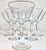 Cut Glass Starburst Champagne Coupes- Set of Six For Sale - Image 9 of 11